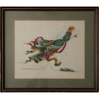 Angel candle 48 x 43 cm