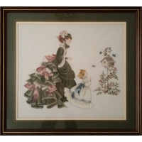 Woman and girl 49 x 45 cm