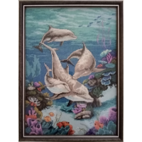 Dolphins 29 x 38 cm