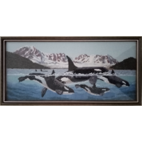Orcas 49 x 34 cm