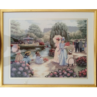 Riverside walk 49 x 39 cm