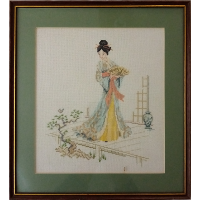 Japanese lady left 35 x 38 cm