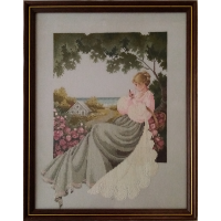 Lounging lady 31 x 39 cm