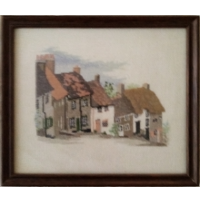 Steep street 20 x 17 cm