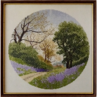 Tree scene 31 x 31 cm