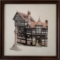 Tudor building 20 x 20 cm