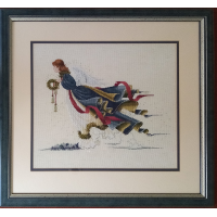 Angel facing left 48 x 43 cm